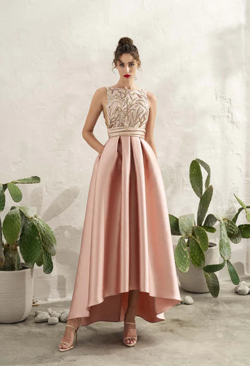 Abito in mikado e Paillettes Mischalis M3-846202